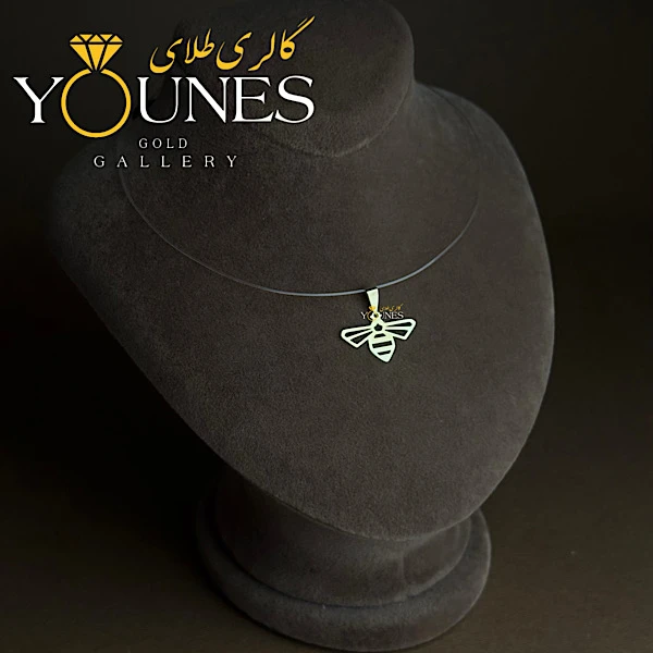 آویز طلا زنبور ظریف